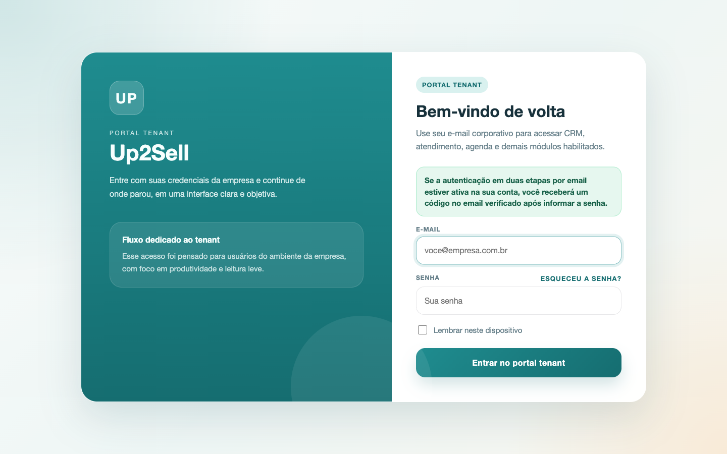 Tela do passo 1
